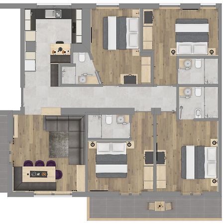 Apartment Villa Stefania Selva di Val Gardena Dış mekan fotoğraf